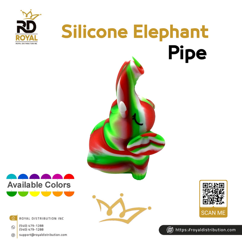 Silicone Elephant Pipe