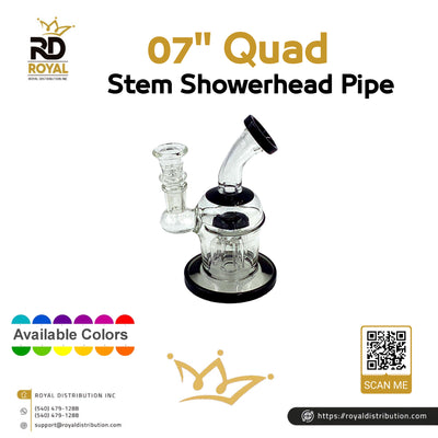 07" Quad Stem Showerhead Pipe