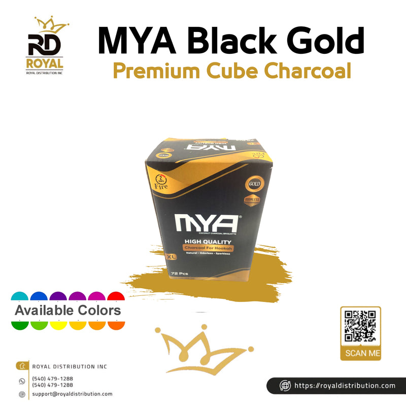 MYA Black Gold Premium Cube Charcoal
