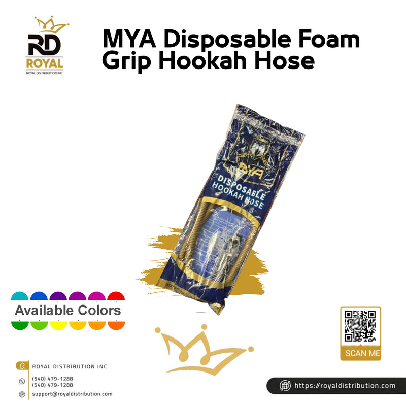 MYA Disposable Foam Grip Hookah Hose