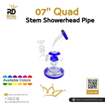 07" Quad Stem Showerhead Pipe