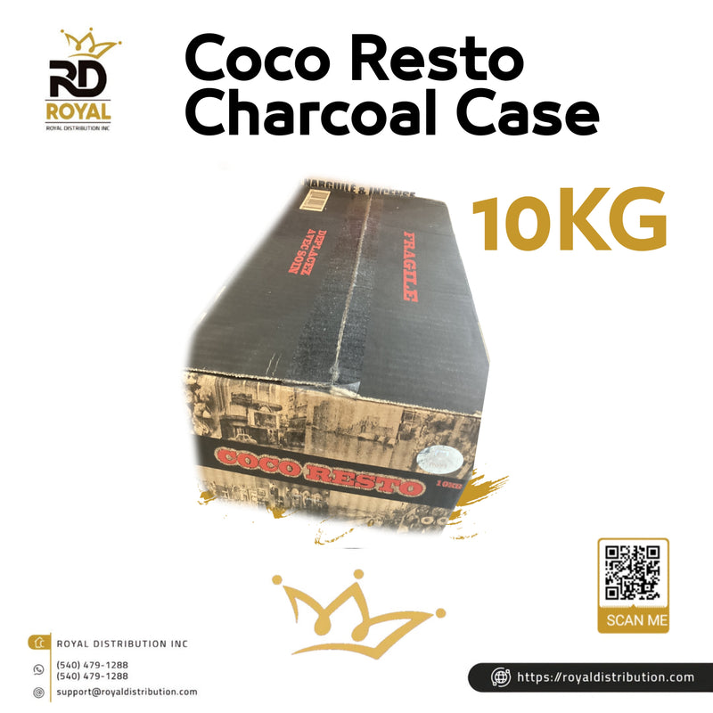 Coco Resto Charcoal Case 10KG