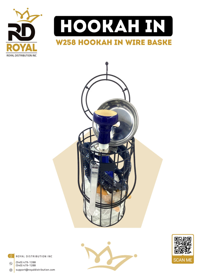 MYA Chico W251 Hookah in Wire Basket