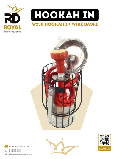 MYA Chico W251 Hookah in Wire Basket
