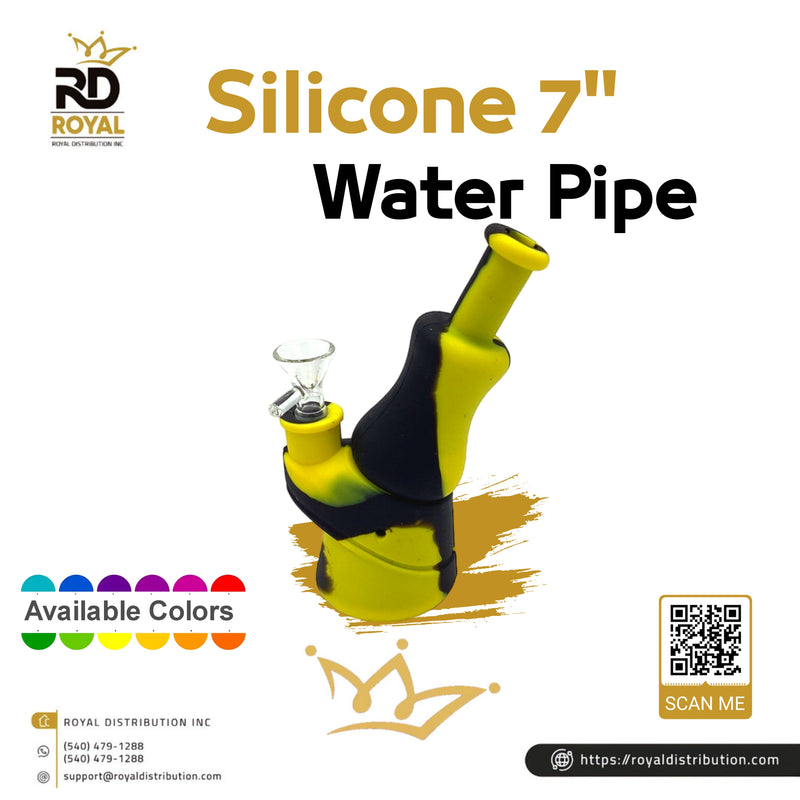 Silicone 7" Water Pipe