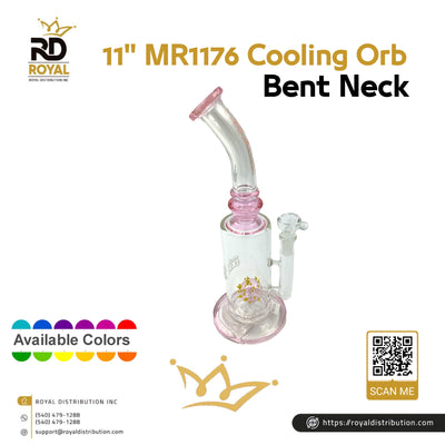 11" MR1176 Cooling Orb Bent Neck