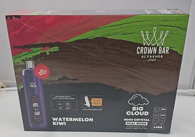 Crown Bar Alfakher hookah disposable 8k