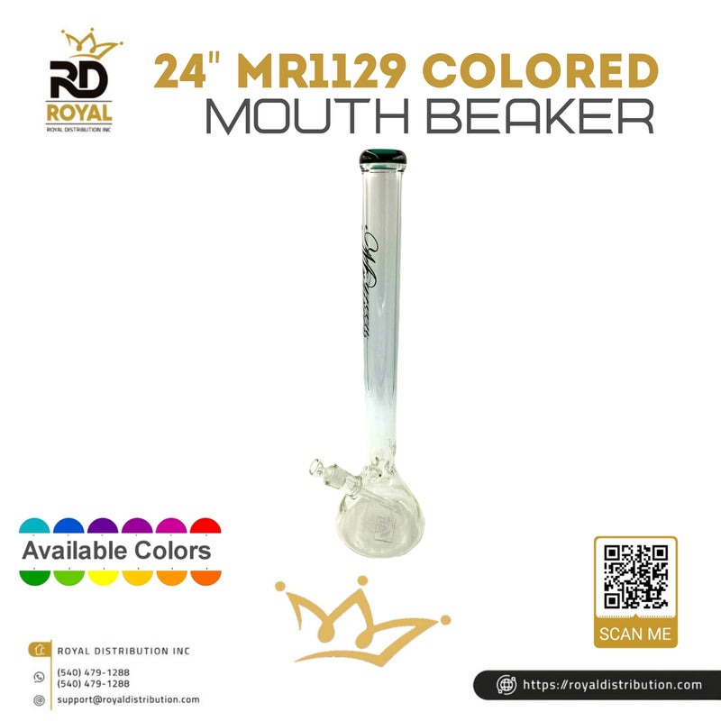 24" MR1129 Colored Mouth Beaker