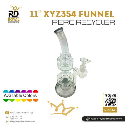 11" XYZ354 Funnel Perc Recycler