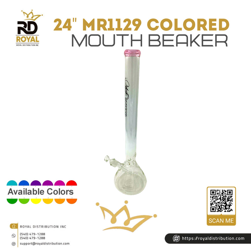 24" MR1129 Colored Mouth Beaker