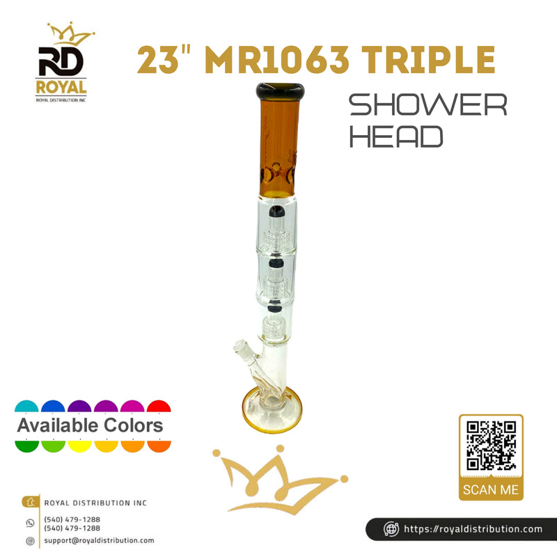 23" MR1063 Triple Showerhead