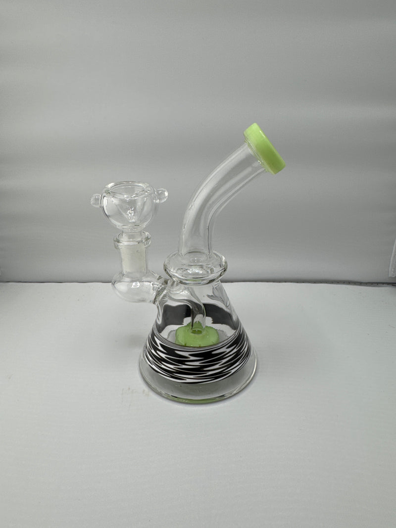 6" bent neck bong water pip box