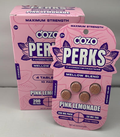 DOZO PERKS 7OHM PARTY BLEND PILLS AND DISPLAY/PACK 10/BOX