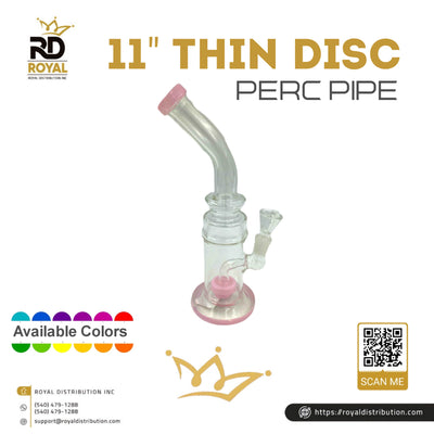 11" Thin Disc Perc Pipe