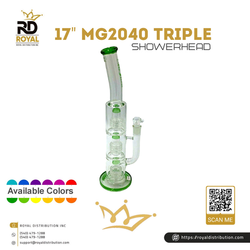 17" MG2040 Triple Showerhead