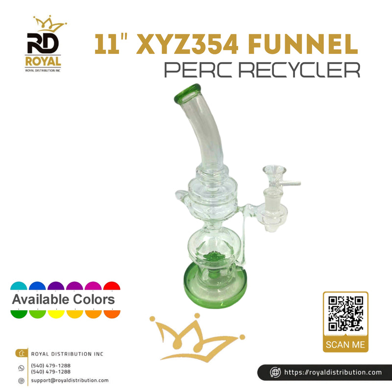 11" XYZ354 Funnel Perc Recycler