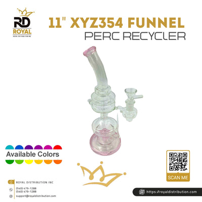 11" XYZ354 Funnel Perc Recycler