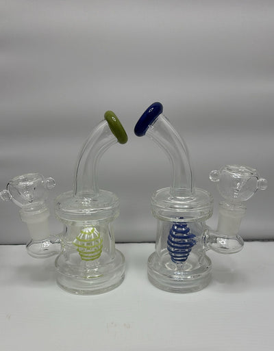 5" fancy bent neck water pip box#19