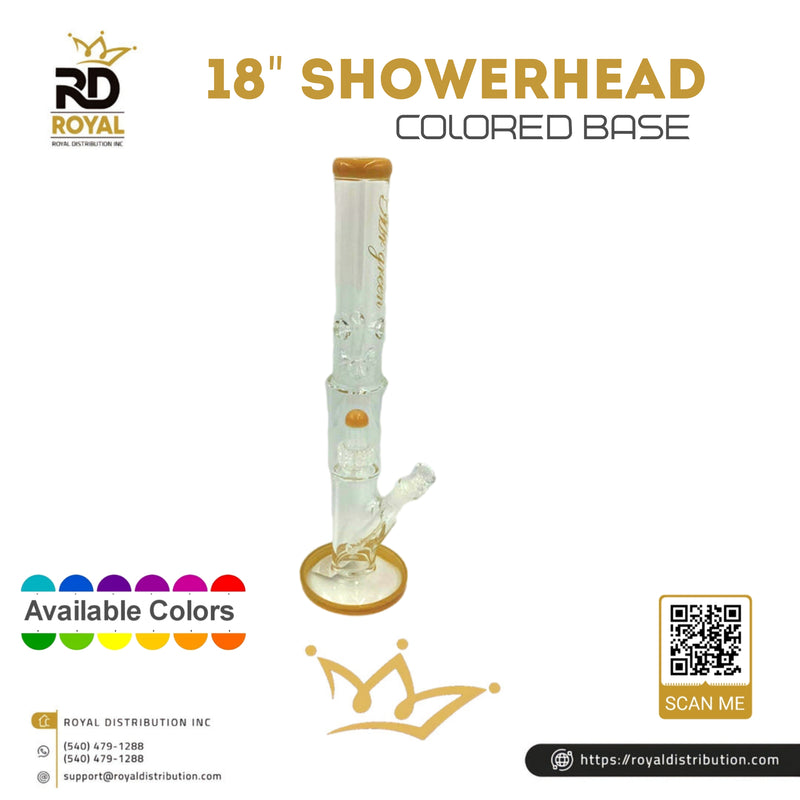 18" Showerhead Colored Base