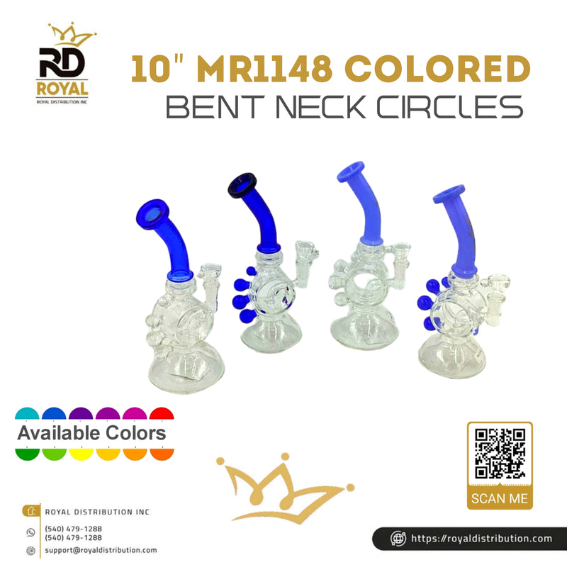 10" MR1148 Colored Bent Neck Circles