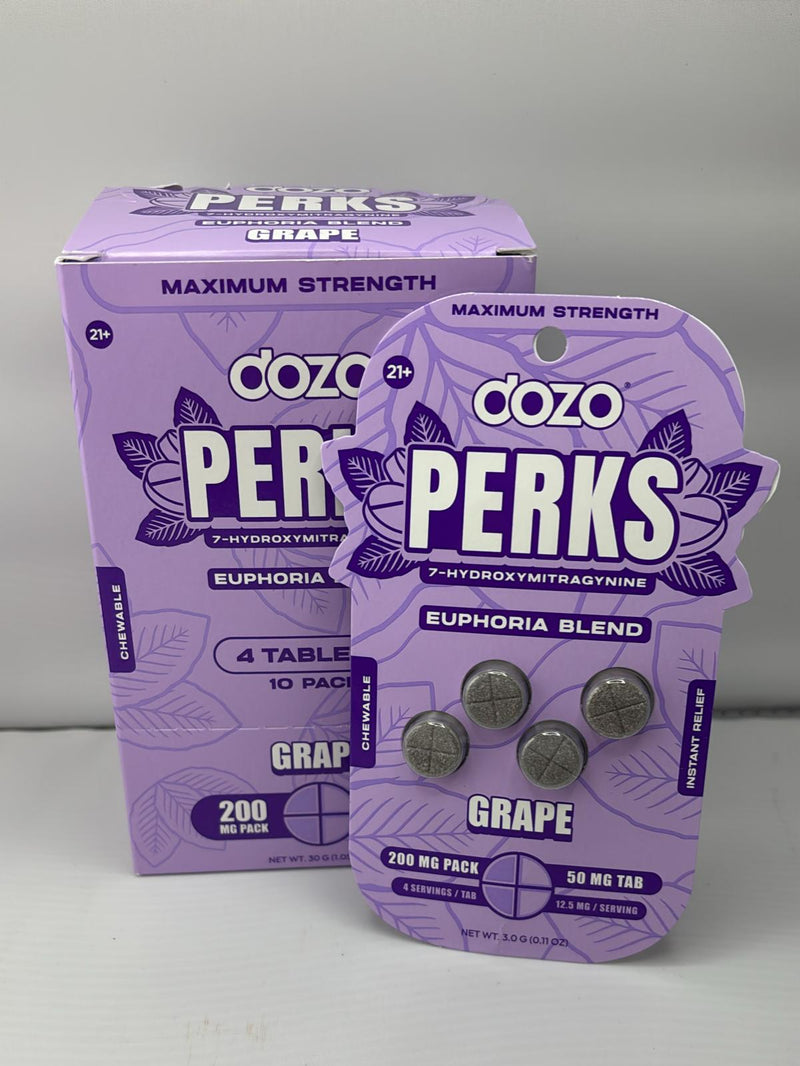 DOZO PERKS 7OHM PARTY BLEND PILLS AND DISPLAY/PACK 10/BOX