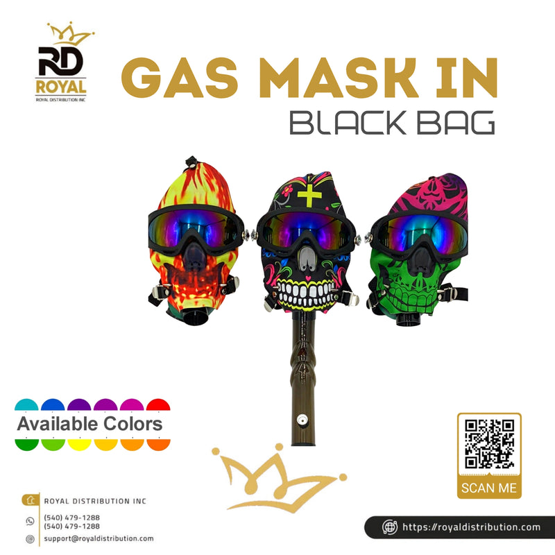 Gas Mask in Black Bag