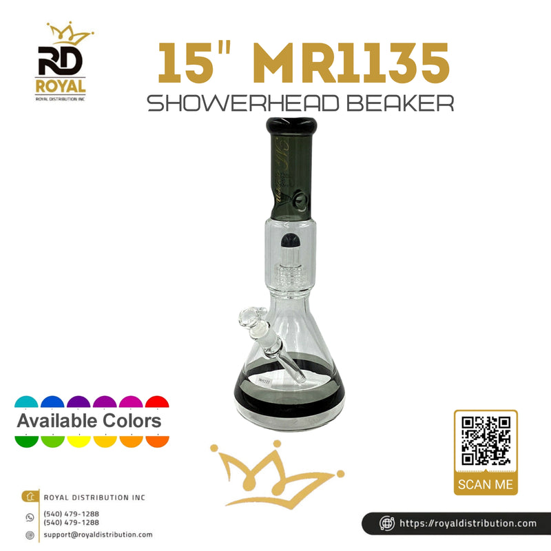 15" MR1135 Showerhead Beaker