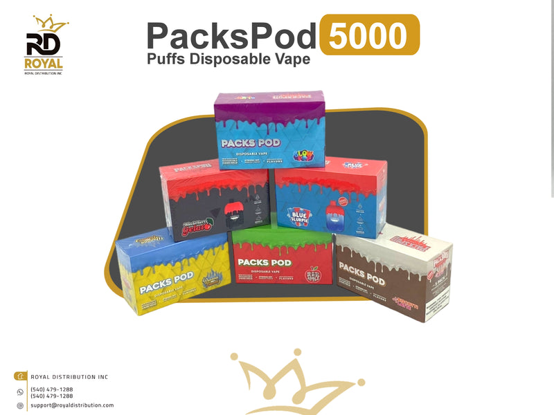 PacksPod 5000 Puffs Disposable Vape