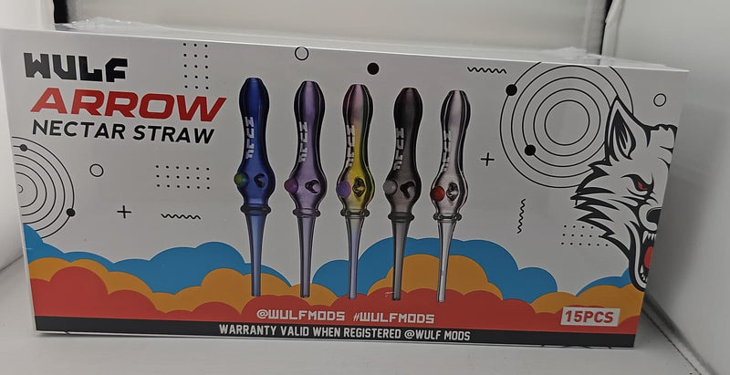 Wulf Glass Nectar Straws