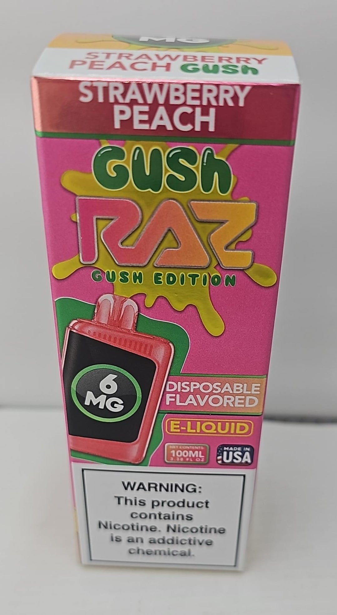 E Liquid Juicy Peach / Fizzy Guava Crystal Galaxy Focus 2 30K Prefilled  Pods | Vape And Go Pod Juice Salt Nic