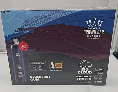 Crown Bar Alfakher hookah disposable 8k
