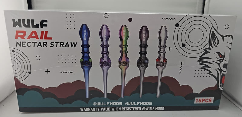Wulf Glass Nectar Straws