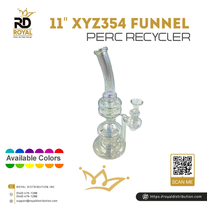 11" XYZ354 Funnel Perc Recycler