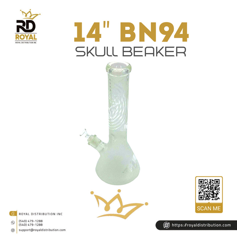 14" BN94 Skull Beaker