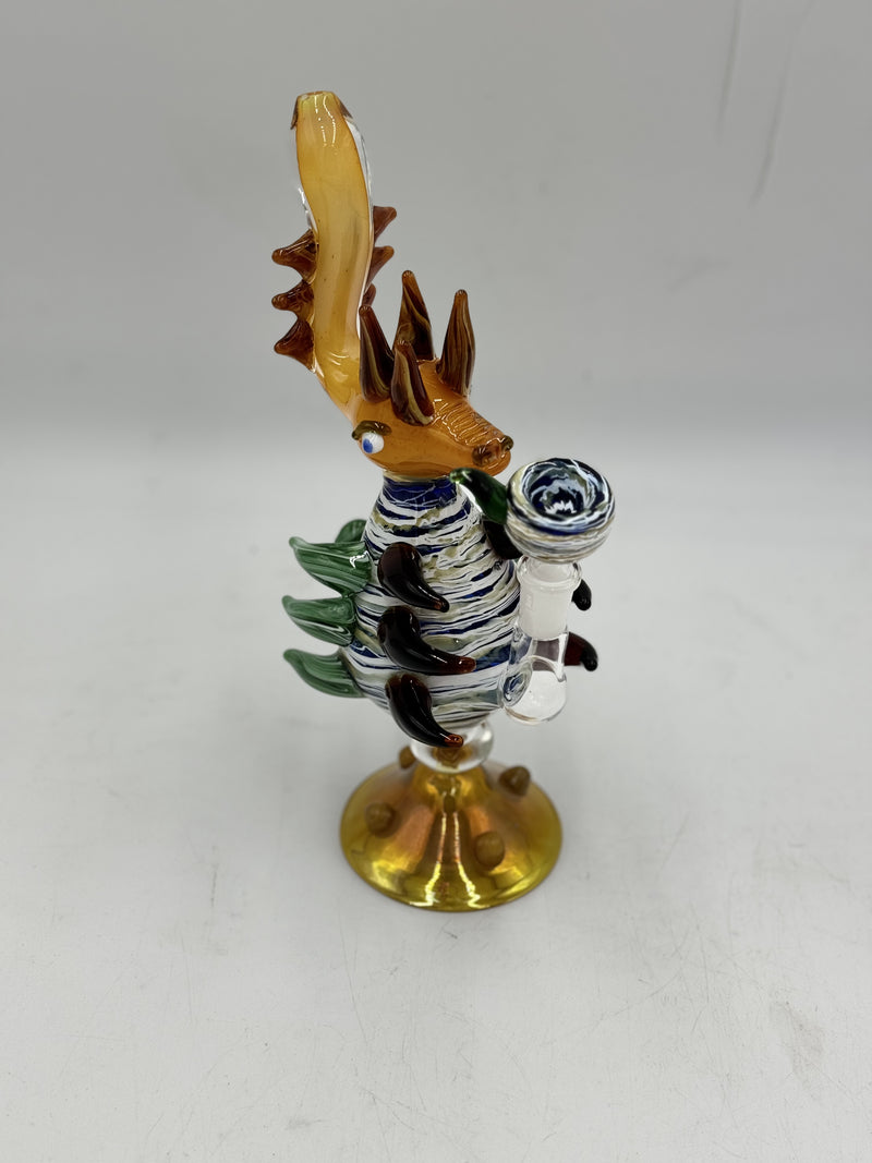 11" Seahorse Bubbler