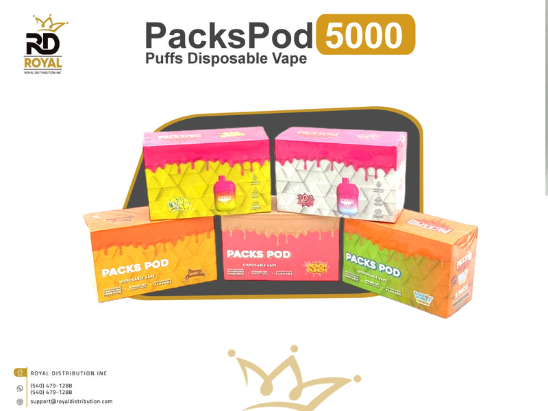 PacksPod 5000 Puffs Disposable Vape