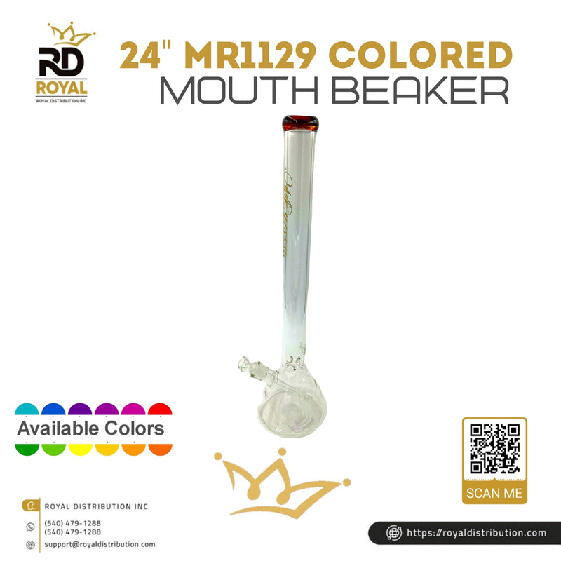 24" MR1129 Colored Mouth Beaker