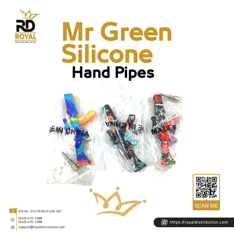 Mr Green Silicone Hand Pipes