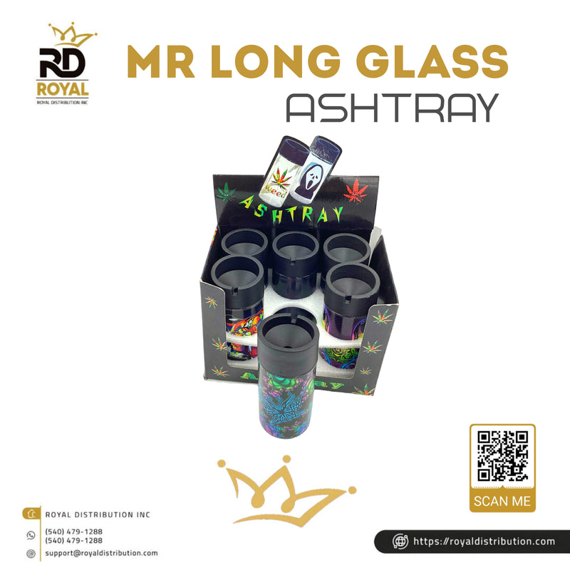 MR Long Glass Ashtray