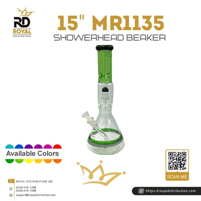 15" MR1135 Showerhead Beaker