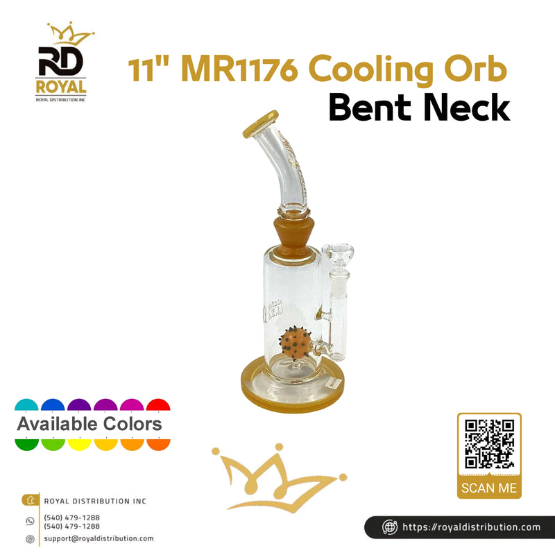 11" MR1176 Cooling Orb Bent Neck