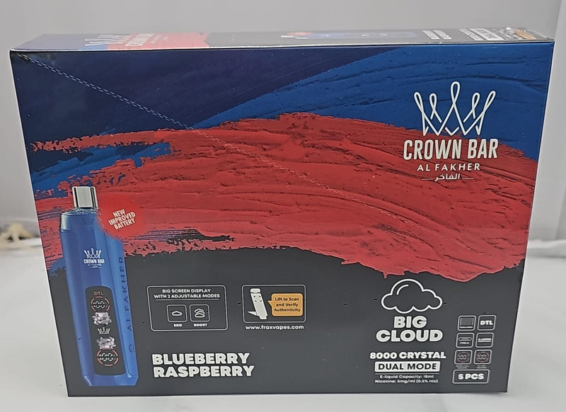 Crown Bar Alfakher hookah disposable 8k