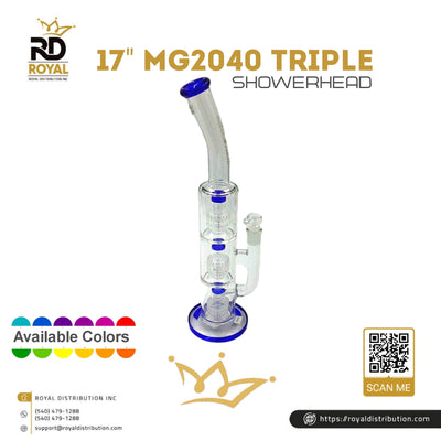 17" MG2040 Triple Showerhead