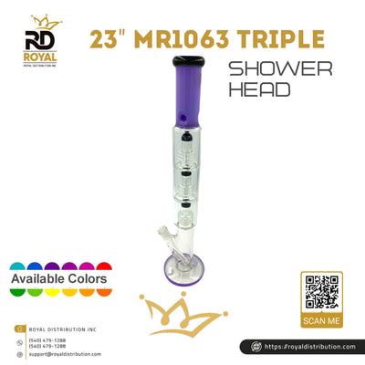 23" MR1063 Triple Showerhead