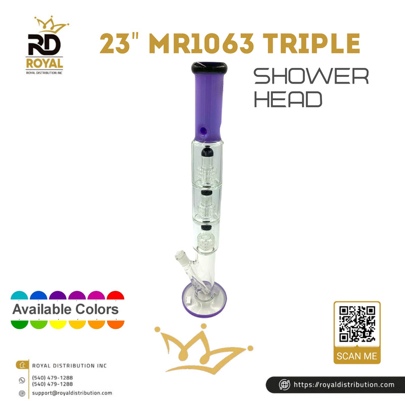 23" MR1063 Triple Showerhead