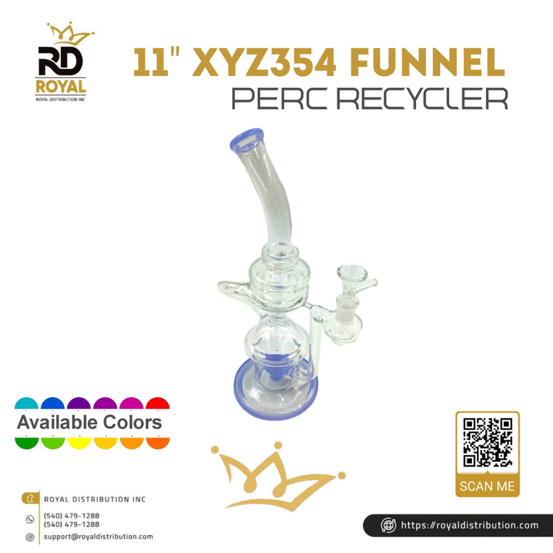 11" XYZ354 Funnel Perc Recycler