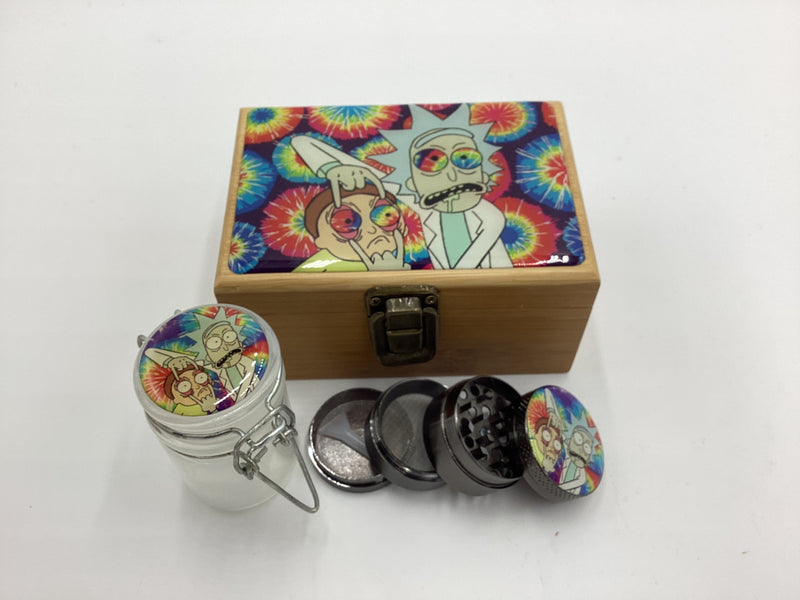 Gift Box with Jar and Grinder